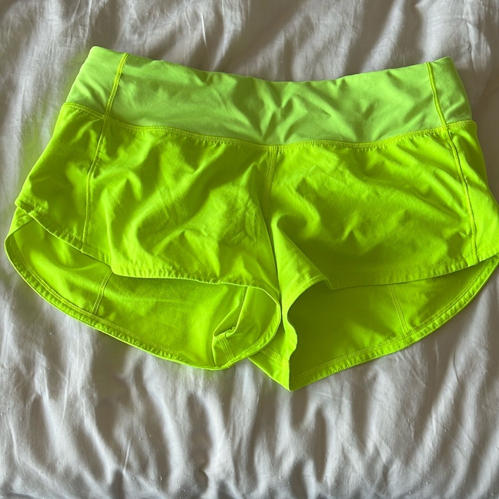 Lululemon speed up shorts 2” lined